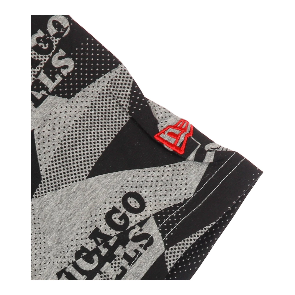 new era Chicago Bulls Geometrische Tee Multicolor Heren