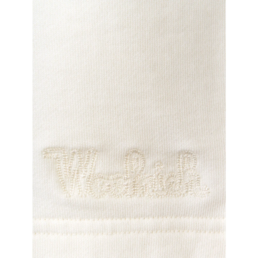 Woolrich Witte Katoenen Shirt Beige Dames