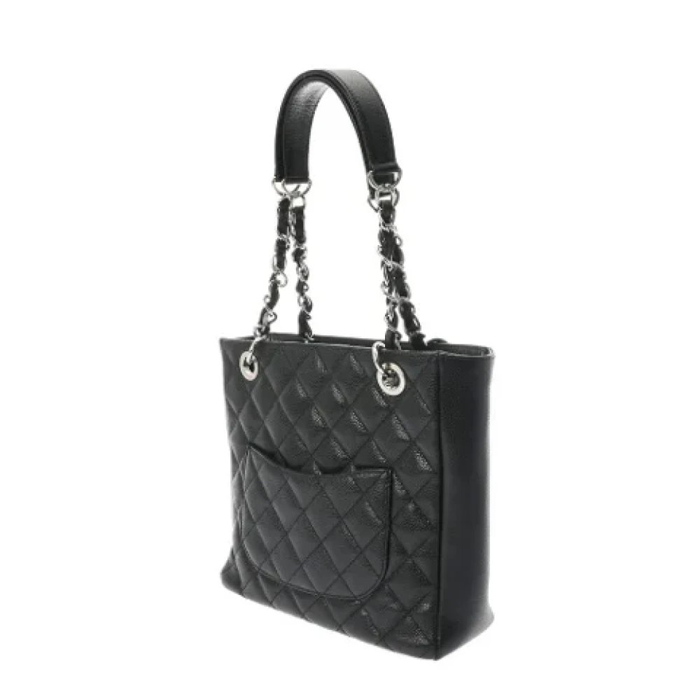 Chanel Vintage Pre-owned Leather chanel-bags Black Dames