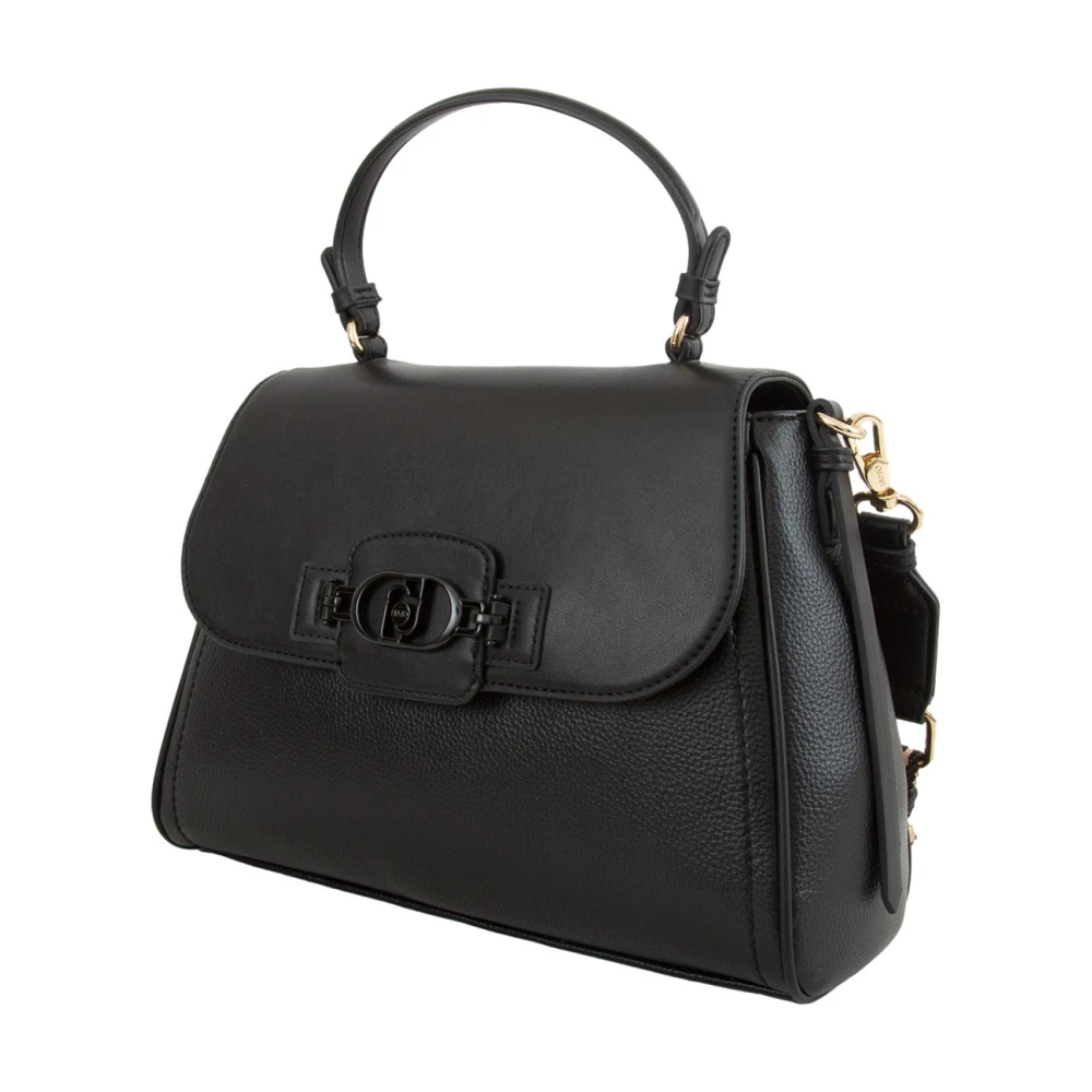 Liu Jo Zwarte Aktetas Elegante Stijl Black Dames