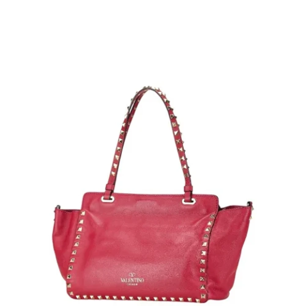 Valentino Vintage Pre-owned Leather shoulder-bags Pink Dames