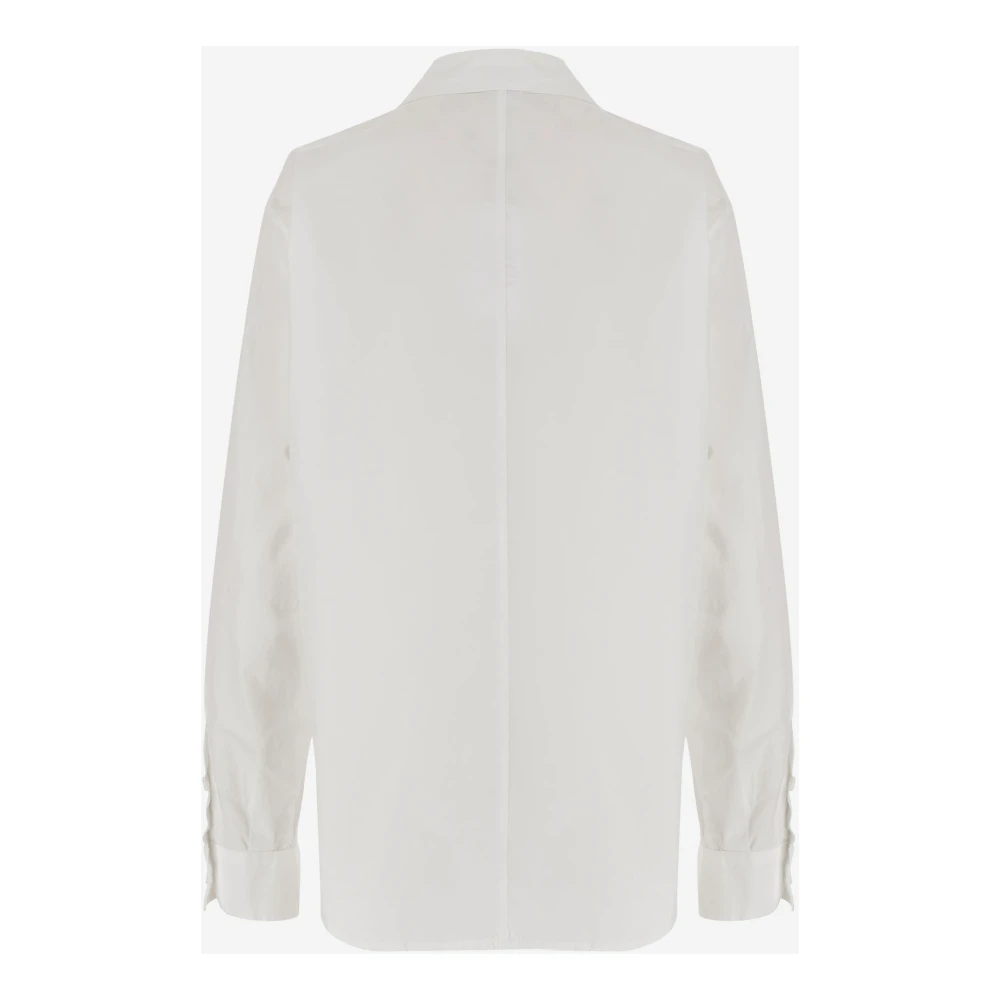 Aspesi Double-Breasted Katoenen Jas White Dames