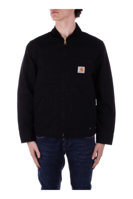 front-logo-zip-coat-cotton