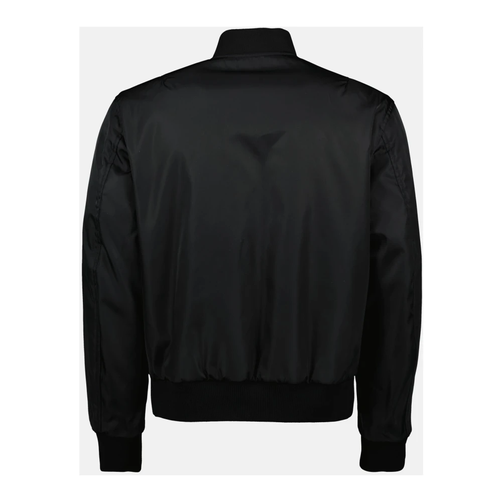 Versace Omkeerbare Chain Print Bomberjack Black Heren