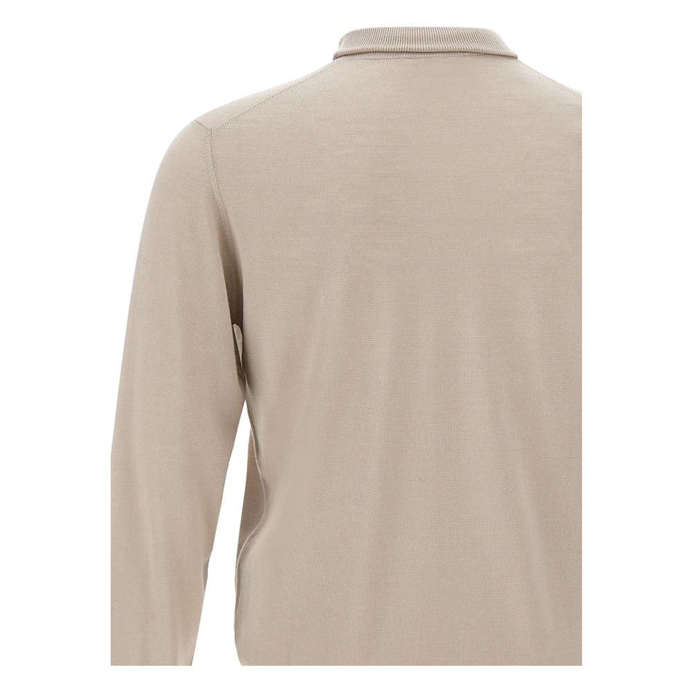 Filippo De Laurentiis Merino Wol Turtleneck Sweater Beige Heren