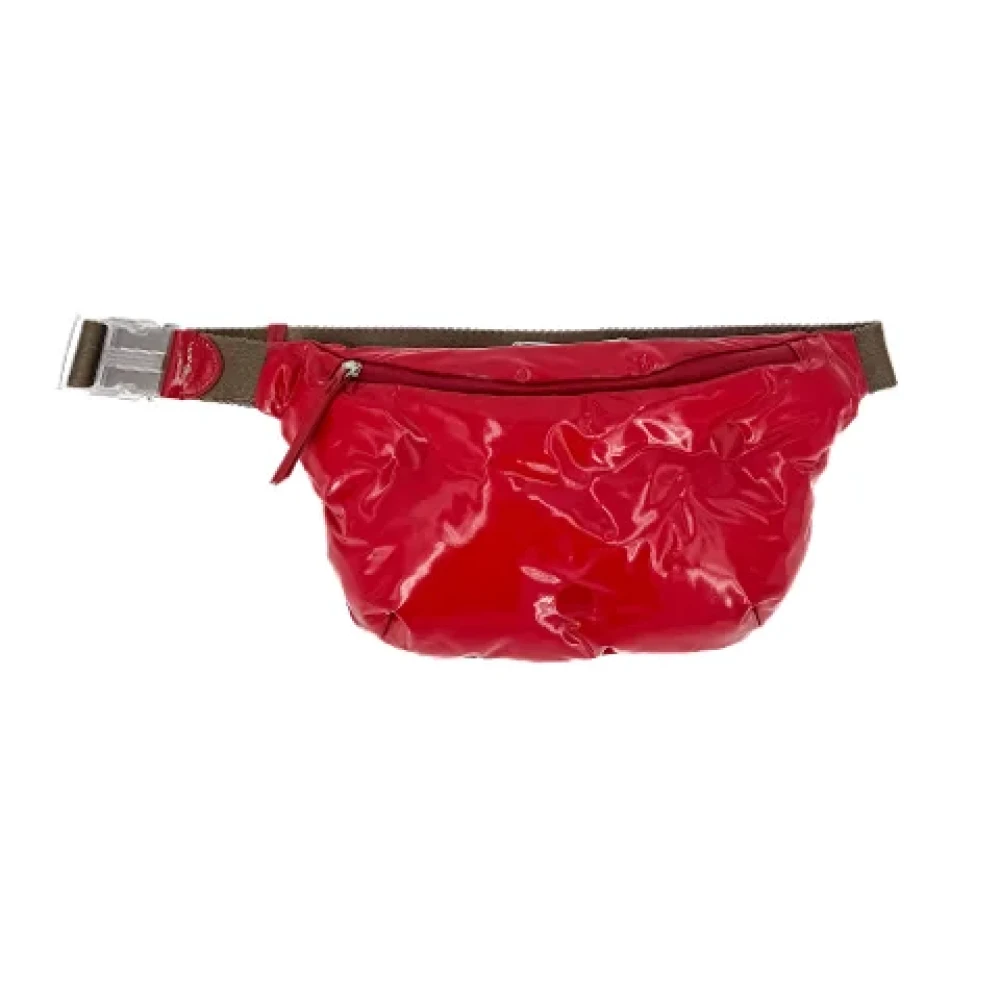 Maison Margiela Pre-owned Leather crossbody-bags Red Dames