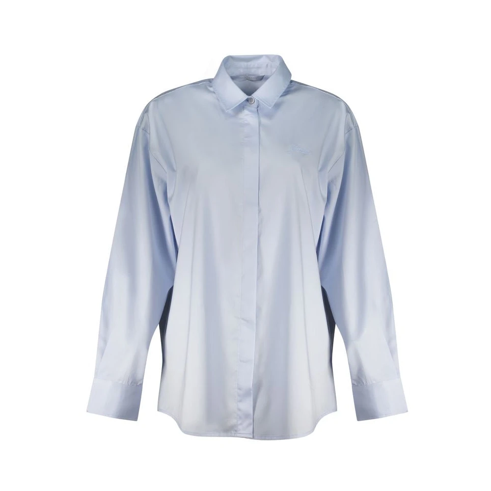 Guess Women's Blue Shirts, L, Long-Sleeved Shirt