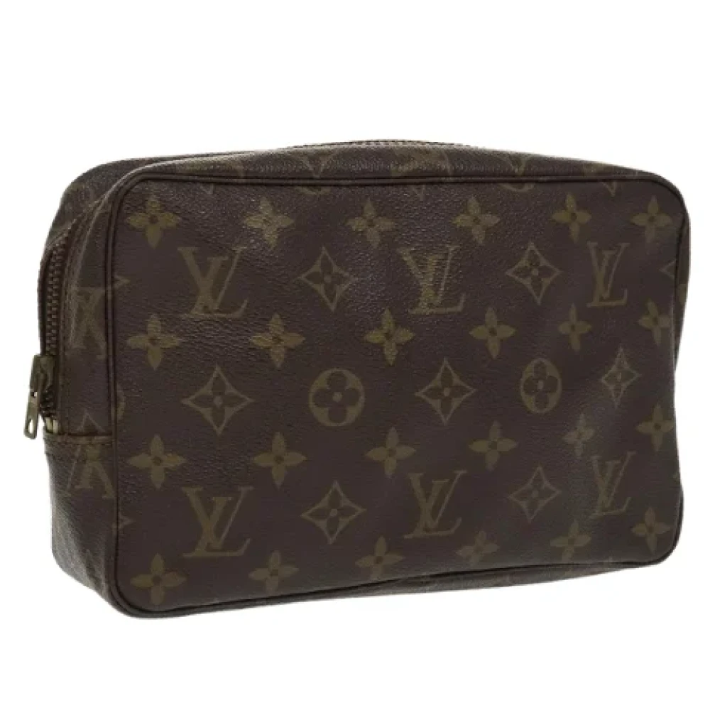 Louis Vuitton Vintage Pre-owned Canvas clutches Brown Dames