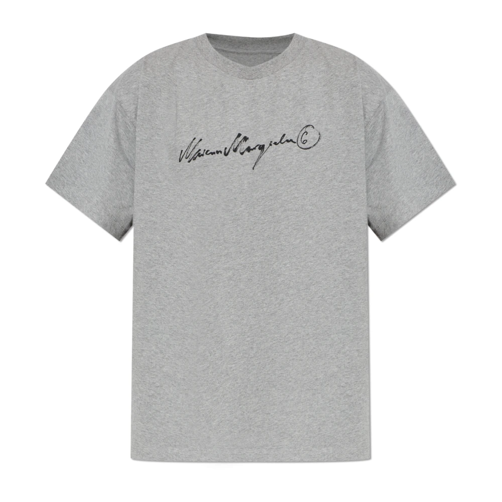 Mm6 Maison Margiela Herren Grau Oberteile, Sgröße: