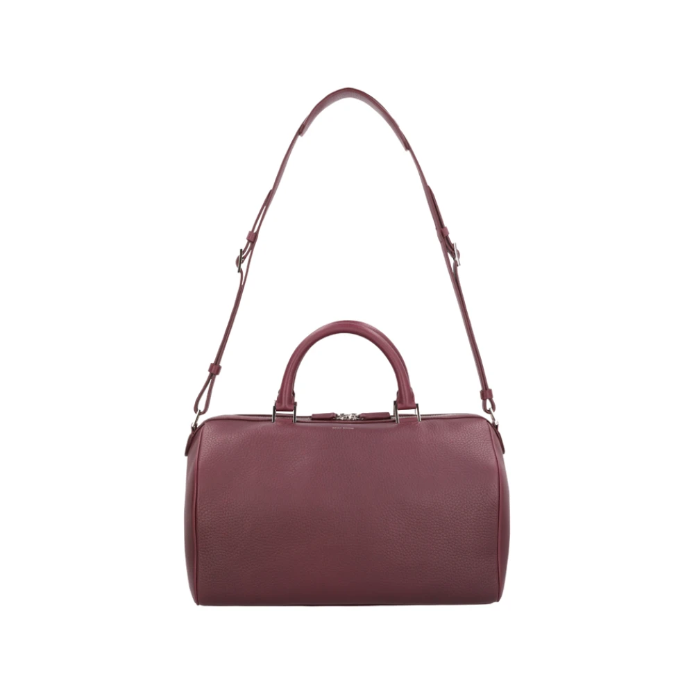 Magda Butrym Women's Purple Leather Warsaw Bag