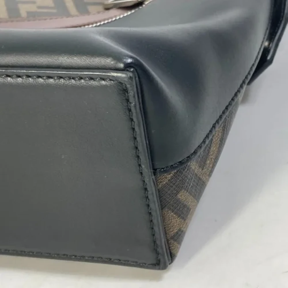 Fendi Vintage Pre-owned Canvas fendi-bags Brown Heren