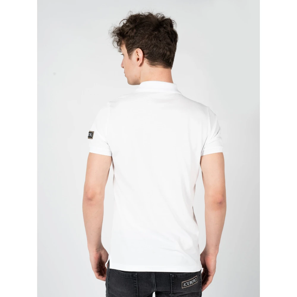 Iceberg Klassieke Polo Shirt White Heren