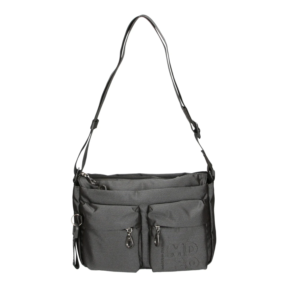 Mandarina Duck Zilveren Crossbody Tas Md20 Crossover Gray Dames