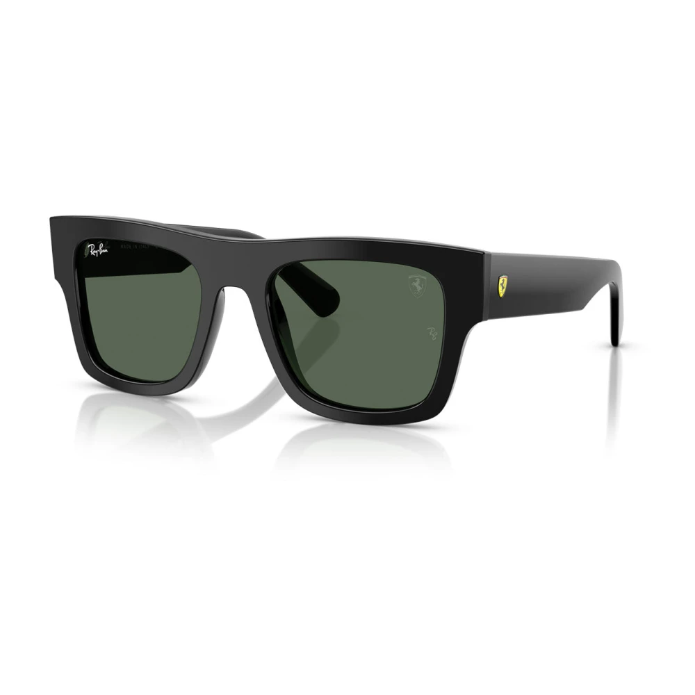 Ray-Ban Unisex Sunglass RB2217M Scuderia Ferrari Collection - Frame color: Black, Lens color: Dark Green - Image 4