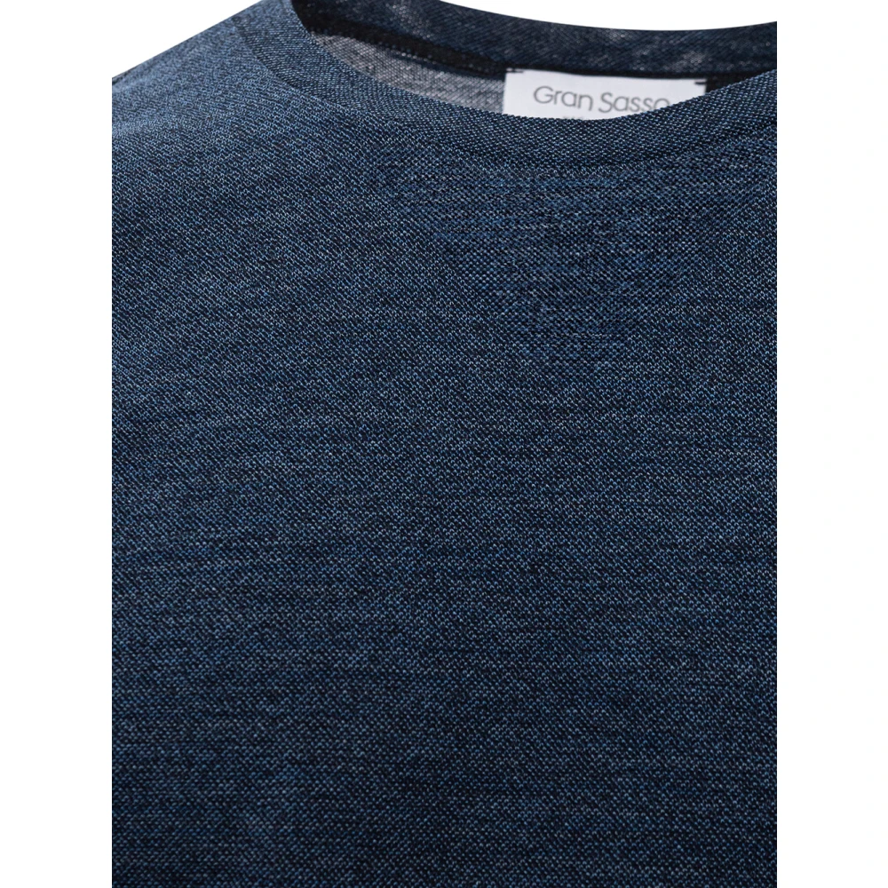 Gran Sasso Stijlvolle T-shirts voor mannen en vrouwen Blue Heren