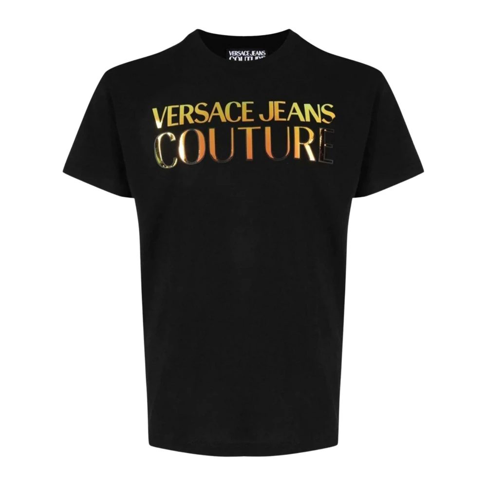 Versace Jeans Couture Men's Black T-Shirts - T-Shirts - M - Tops