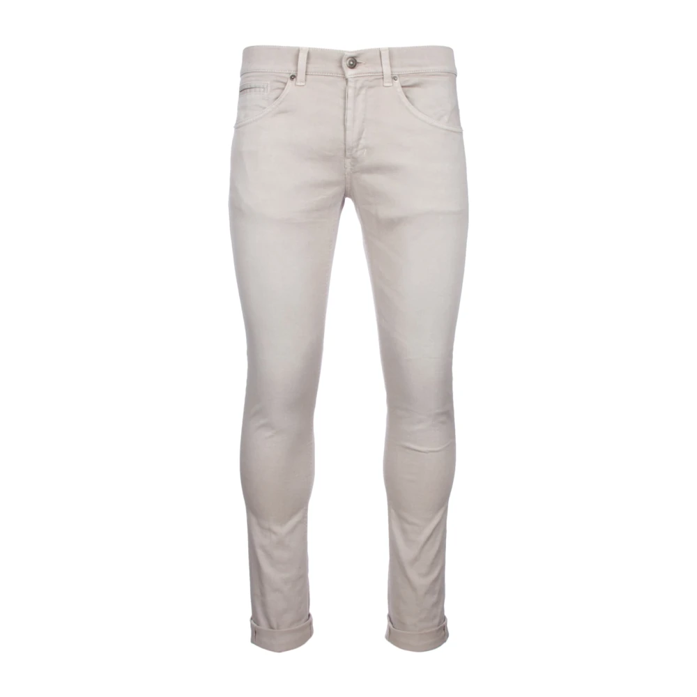 Dondup Klassieke Denim Jeans White Heren