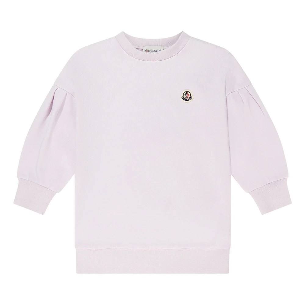 Moncler Girls Purple Kids Sweatshirts, 6 Y, Cotton Sweatshirt Dress