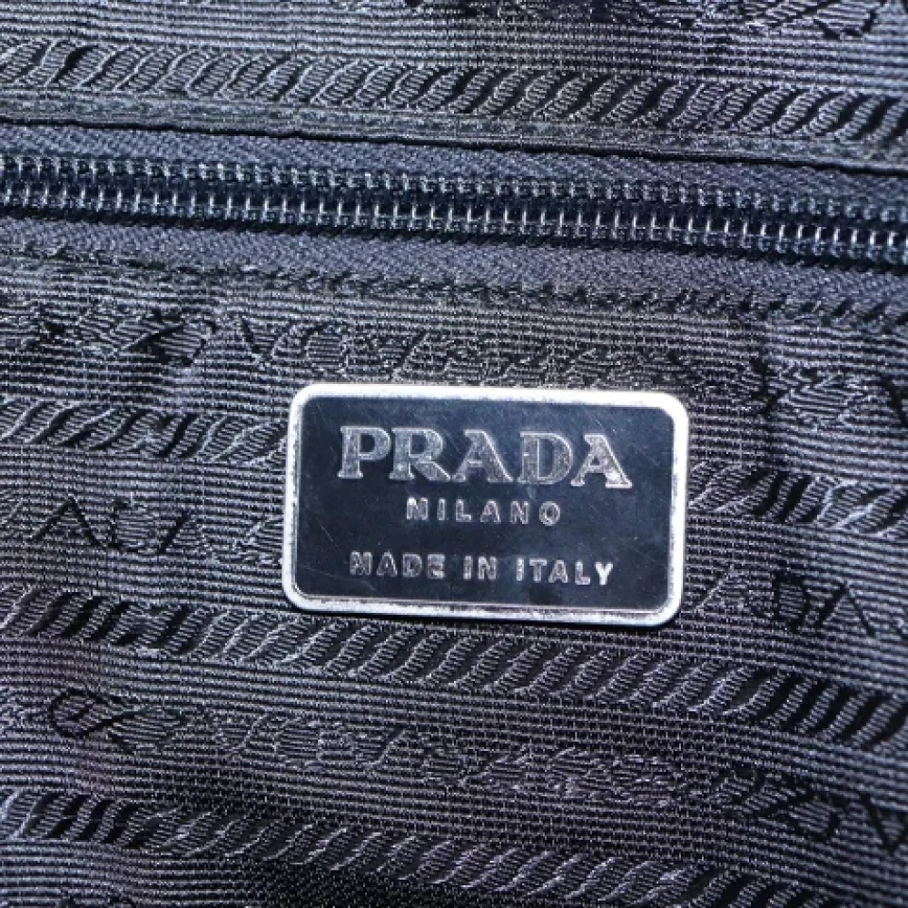 Prada Vintage Pre-owned Fabric shoulder-bags Red Dames