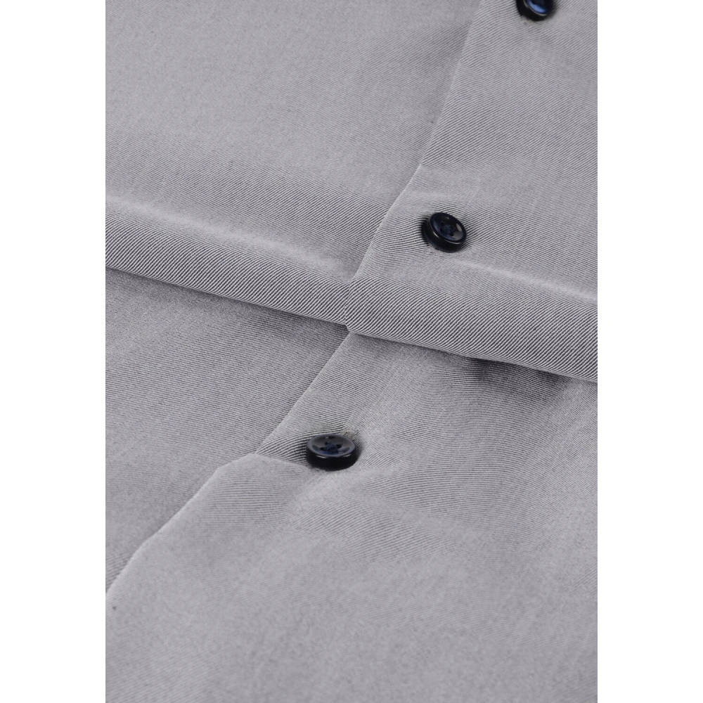 Boss Black Klassiek Grijs Overhemd voor elke gelegenheid Gray Heren