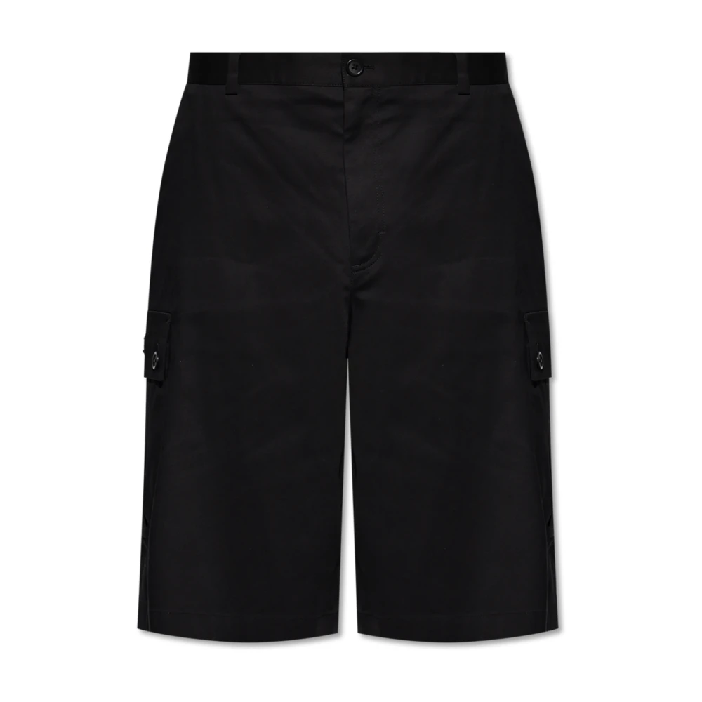 Dolce & Gabbana Zwarte Bermuda Shorts voor Mannen Black Heren