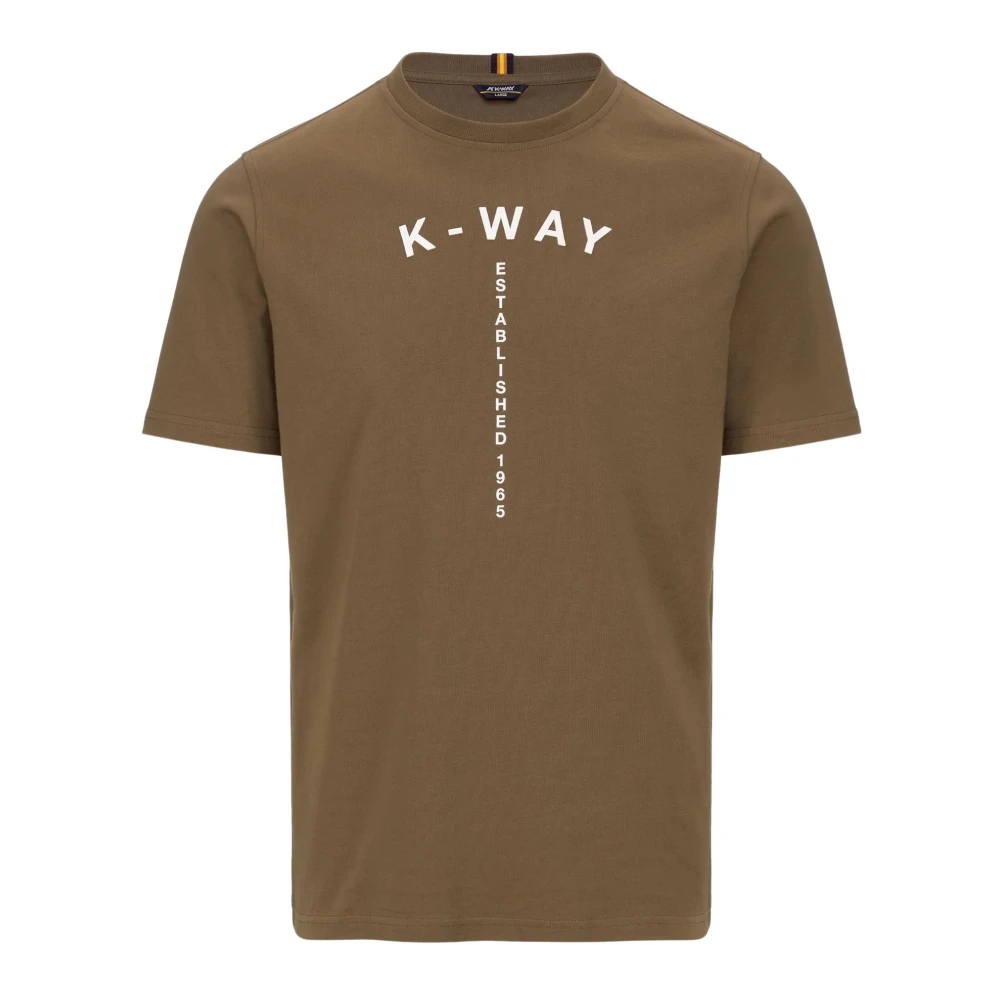 K-Way - Tops > T-Shirts - Brown - K-Way - Modalova