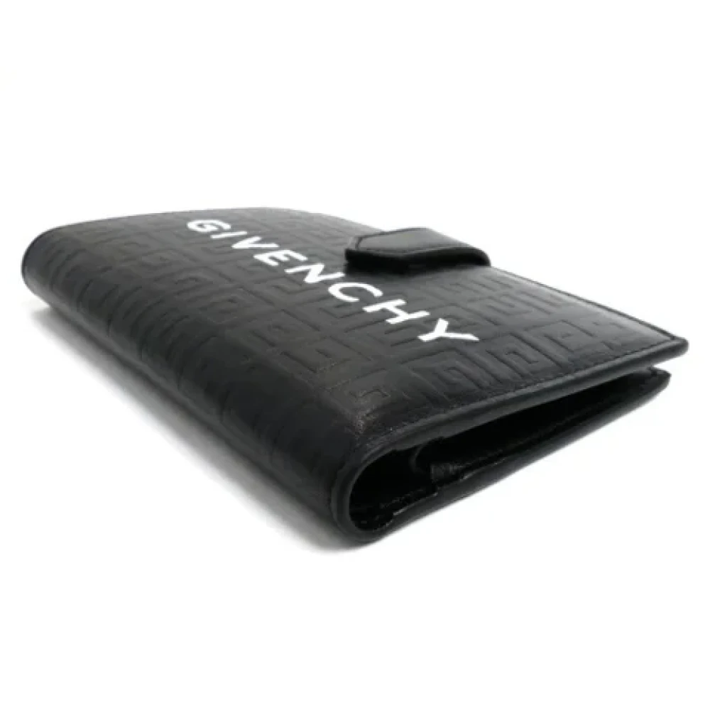 Givenchy Pre-owned Leather wallets Black Unisex