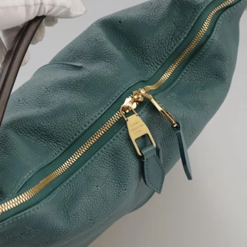 Louis Vuitton Vintage Pre-owned Leather handbags Blue Dames