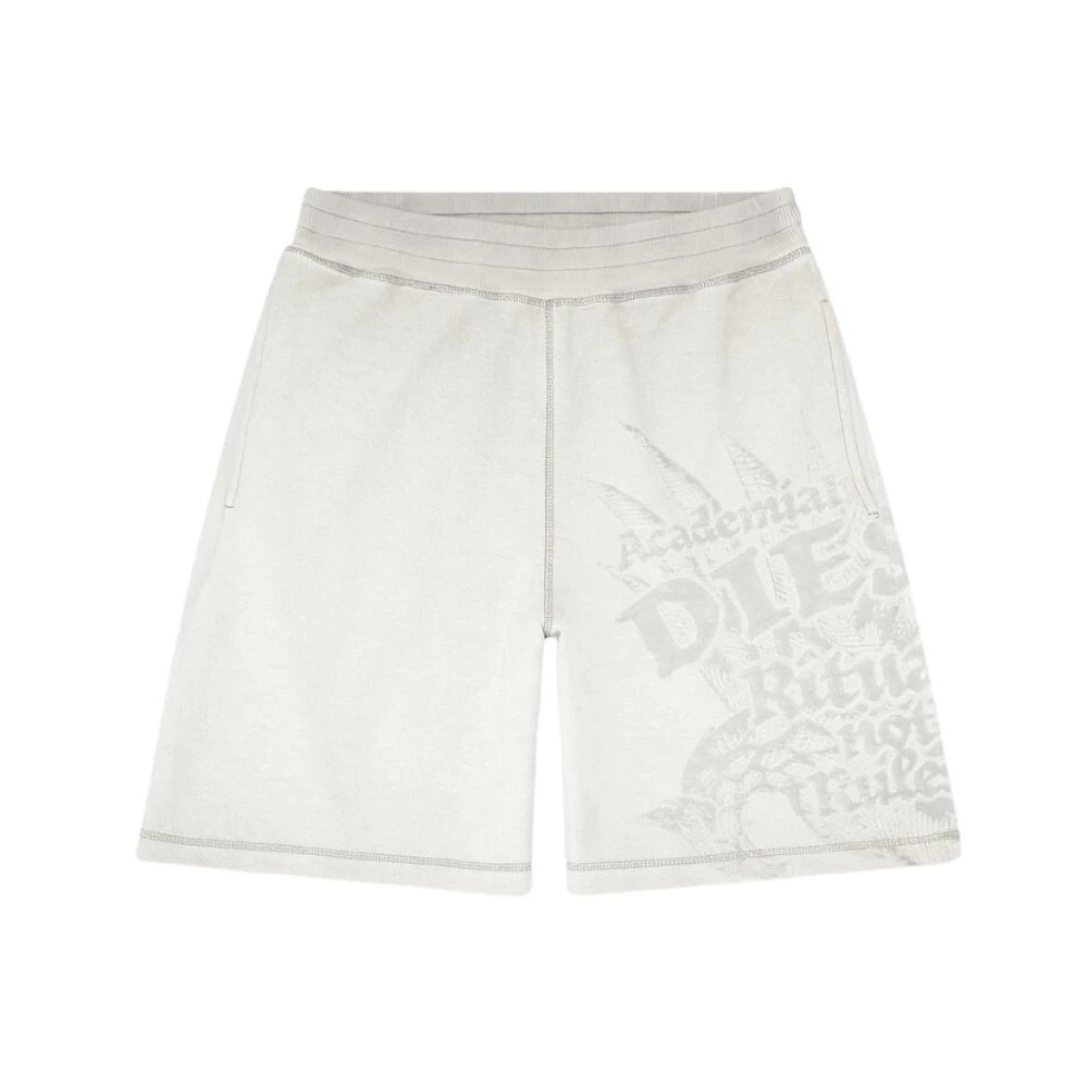 Diesel Training Shorts - Male - Casual Shorts - Gray - M - Shorts