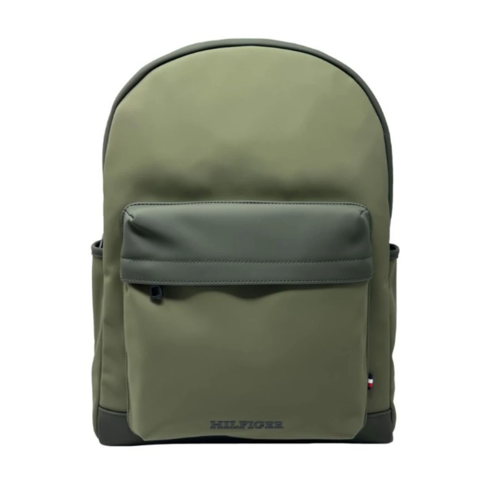 Tommy Hilfiger Monotype Rain Dome Rugzak Green Heren
