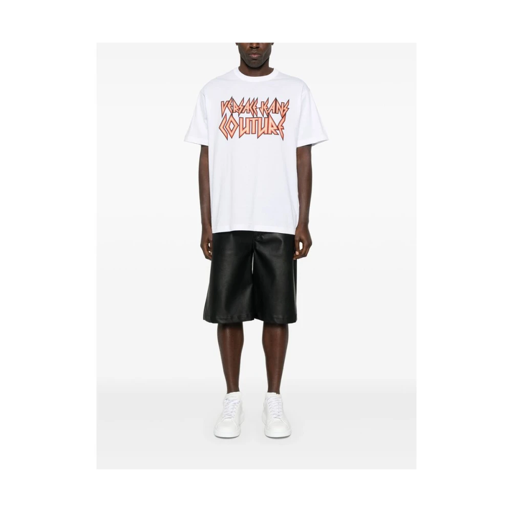 Versace Jeans Couture Witte Crew Neck T-shirt White Heren