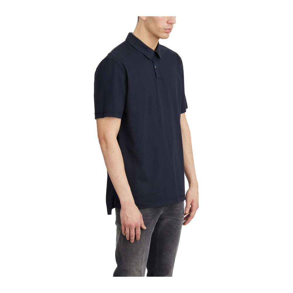 James Perse Katoenen Polo Shirt Blue Heren