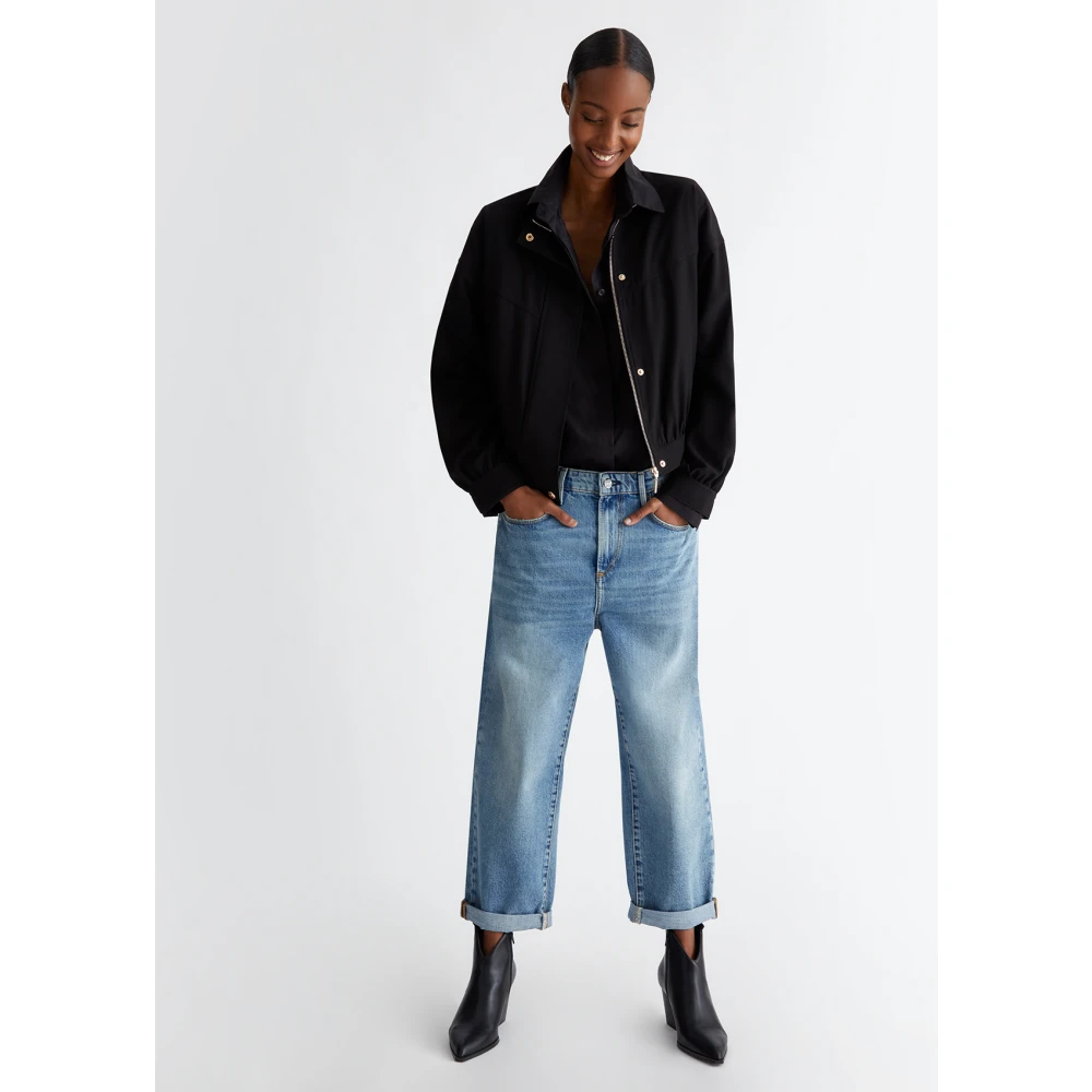 Liu Jo Studded Oversized Shirt Black Dames