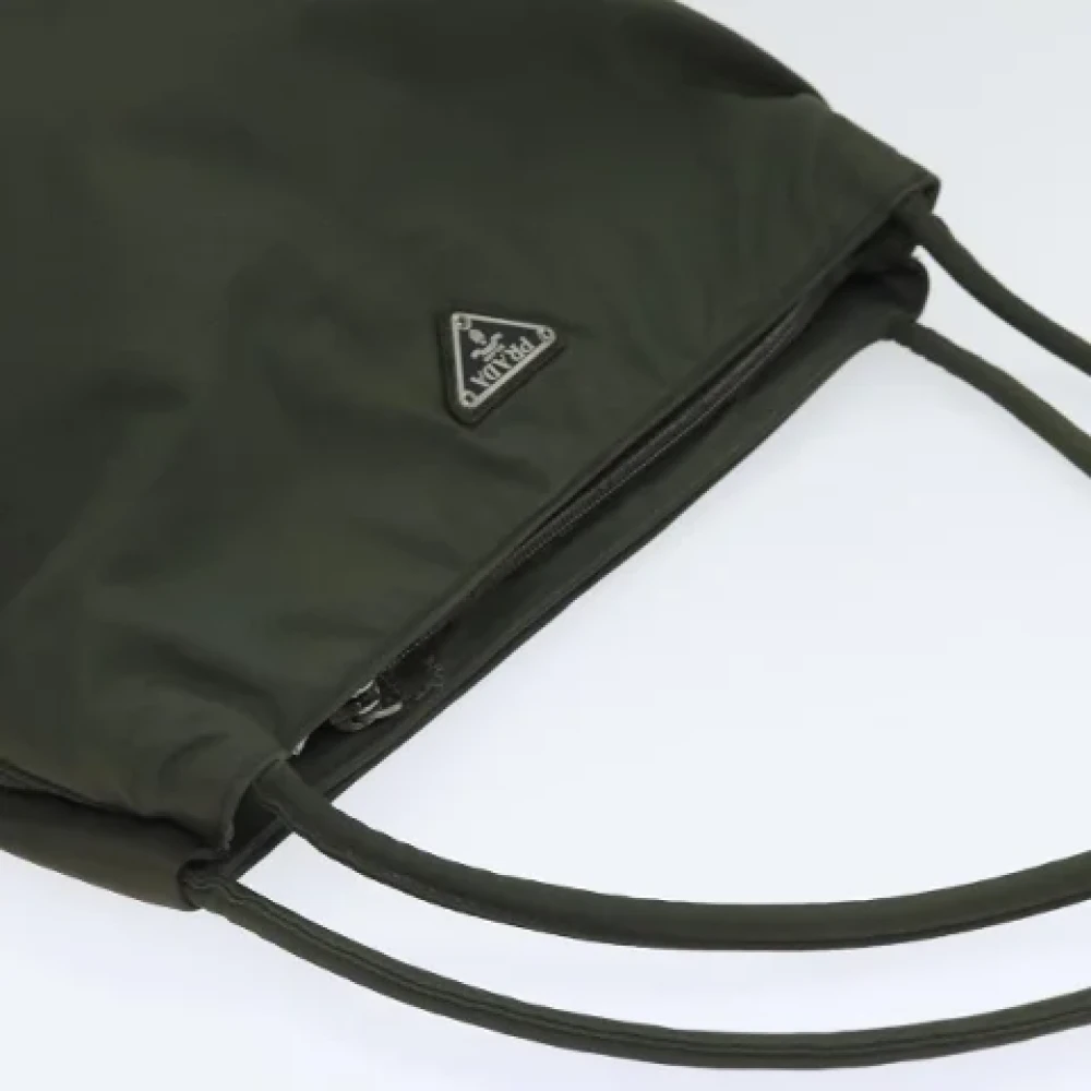 Prada Vintage Pre-owned Nylon totes Brown Dames