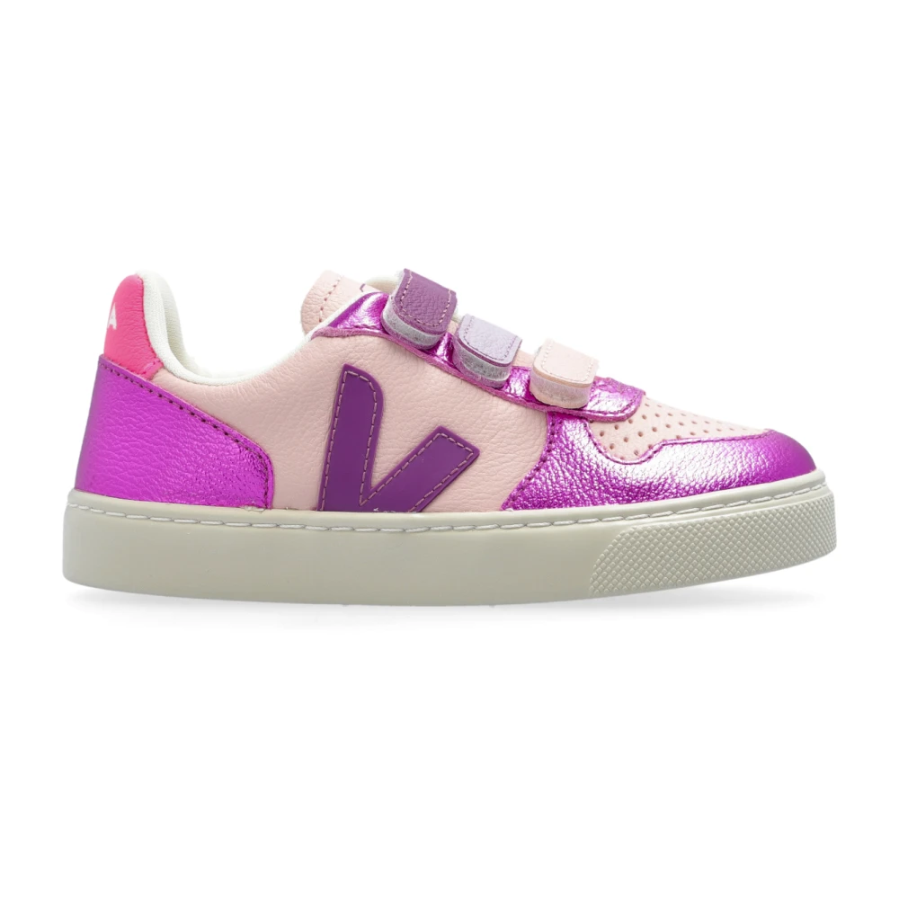 Veja Sneakers Small V-10 Chromefree Läder Pink, Unisex