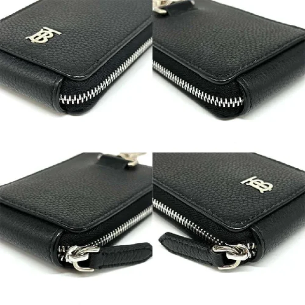 Burberry Vintage Pre-owned Leather home-office Black Dames