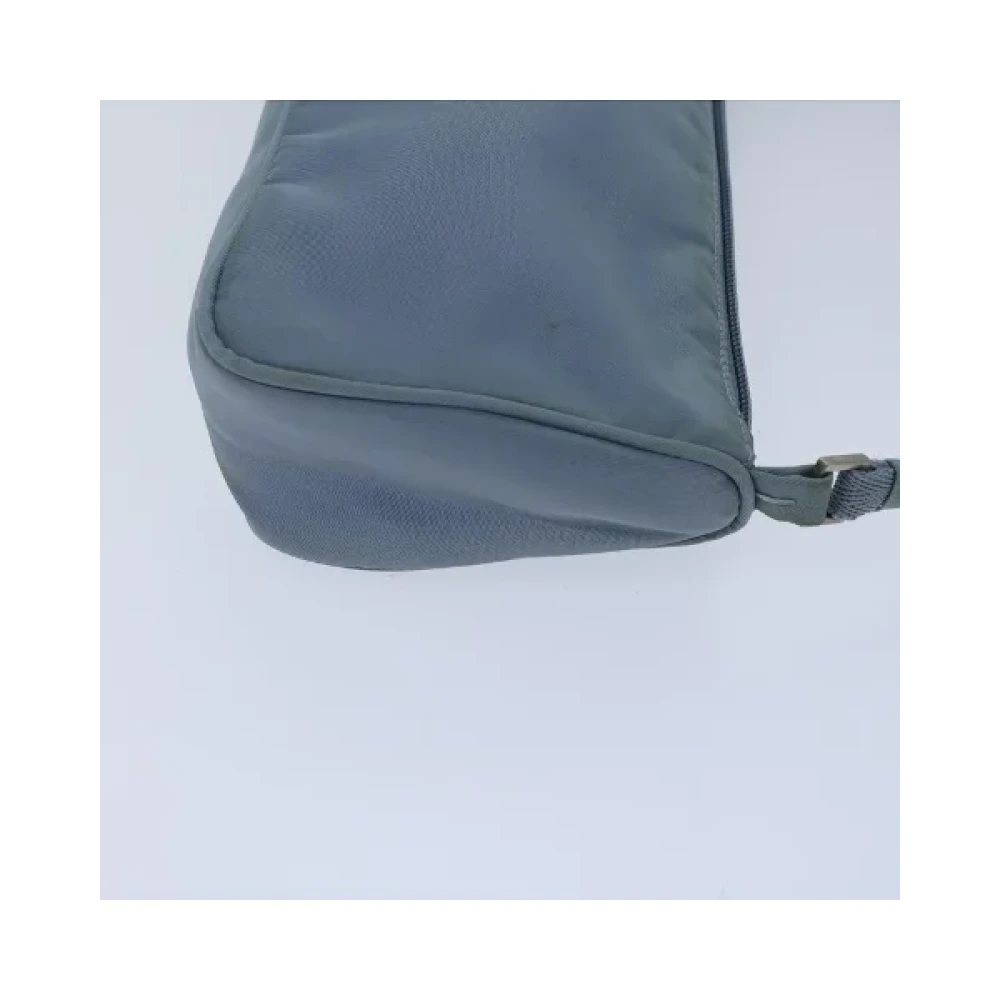 Prada Vintage Pre-owned Nylon prada-bags Blue Dames