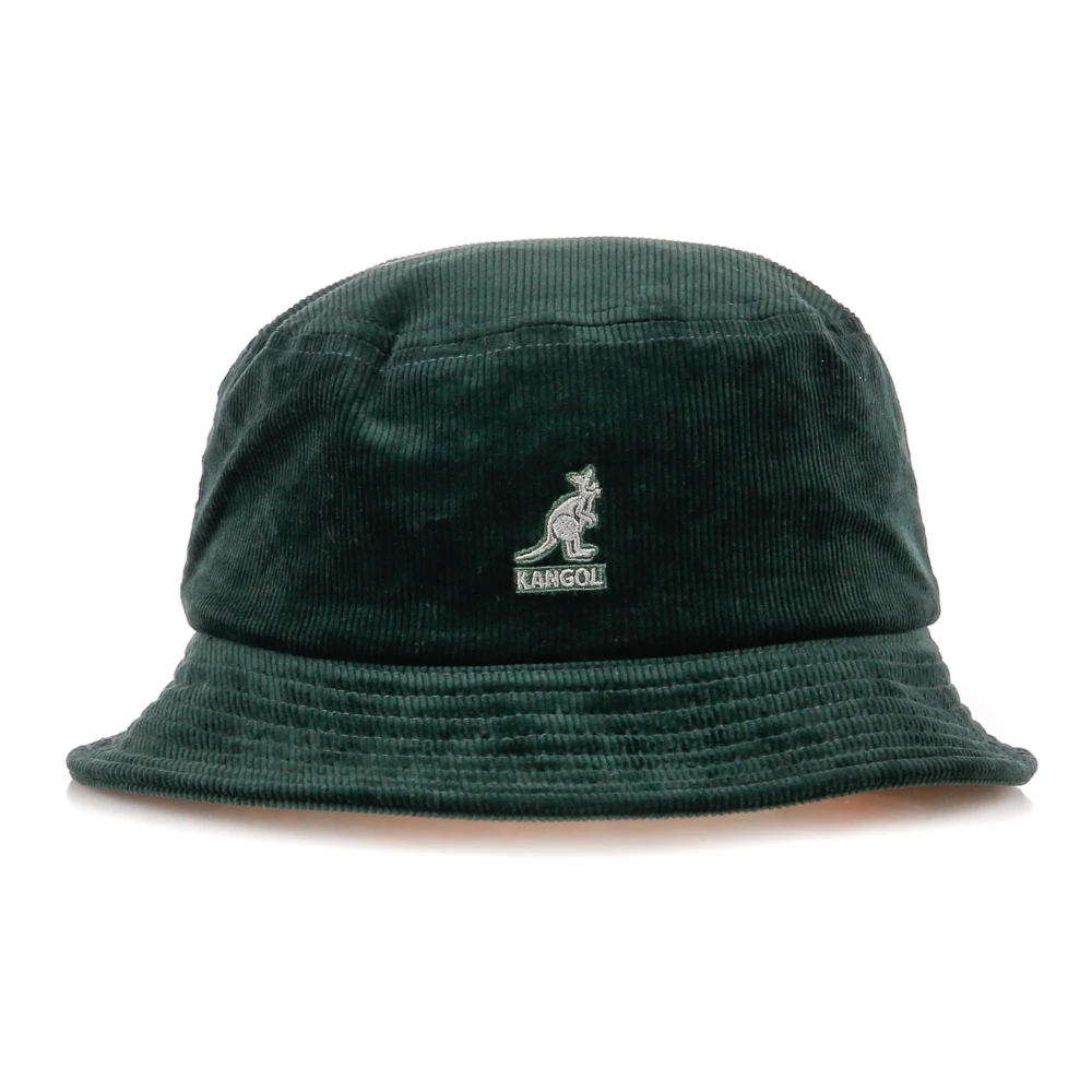 Kangol Cord Bucket Hat met fluweel Green Heren