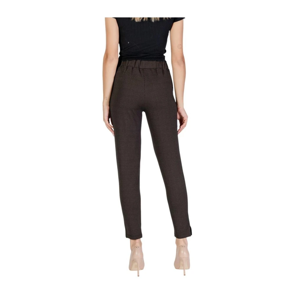 Ichi Bruine Mix Herfst Winter Damesbroek Brown Dames
