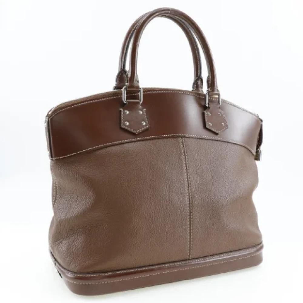 Louis Vuitton Vintage Pre-owned Leather handbags Brown Dames