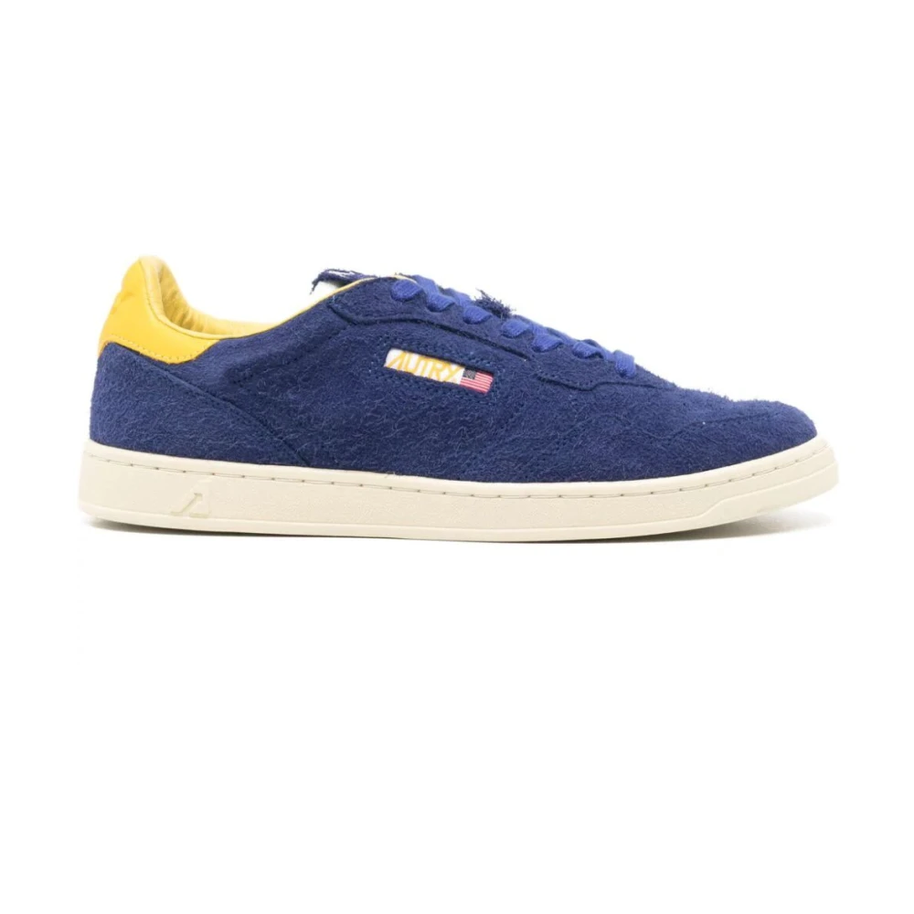 Autry Blauwe Lage Sneakers Heren Schoenen