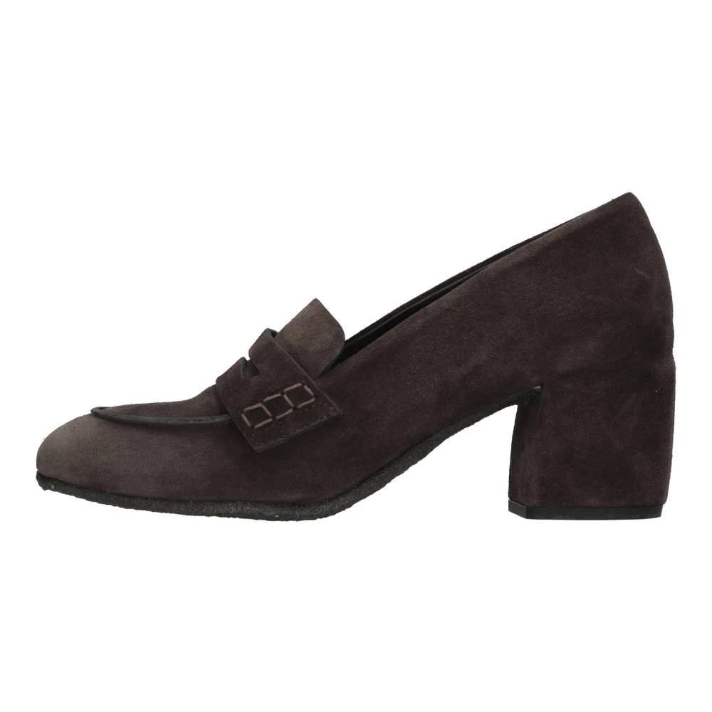 Del Carlo Vrouw Bruin Platte Schoenen