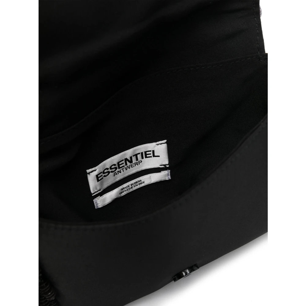Essentiel Antwerp Geborduurde Crossbody Tas Black Dames