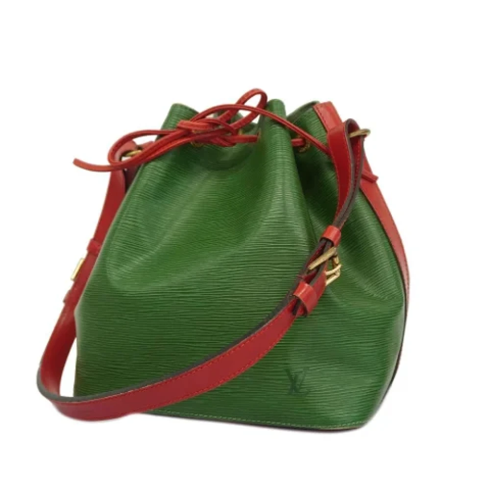 Louis Vuitton Vintage Pre-owned Leather shoulder-bags Green Dames