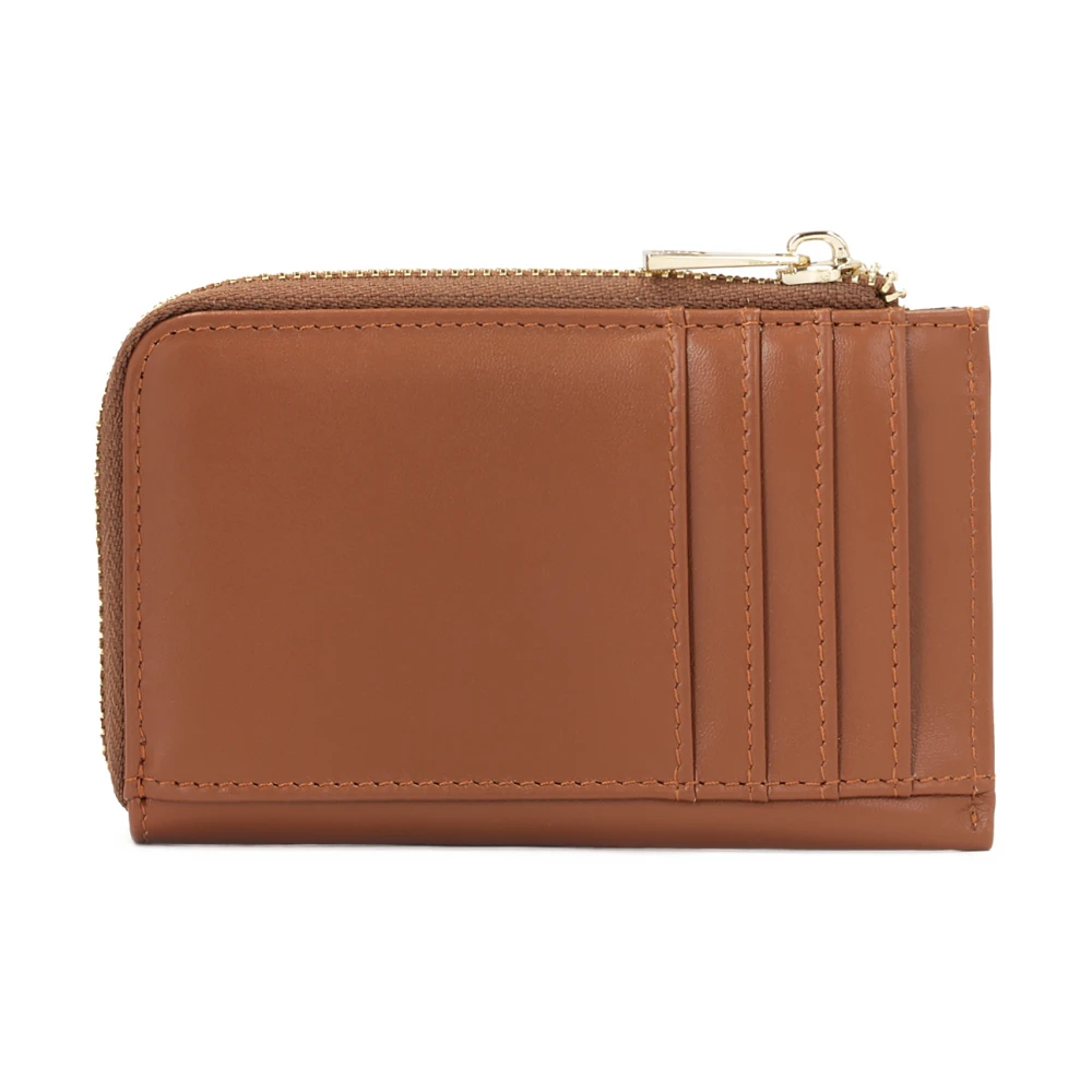 Kazar Kleine leren portemonnee Brown Dames