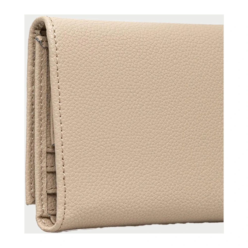 PATRIZIA PEPE Beige Damesportemonnee Met Drukknoopsluiting Beige Dames
