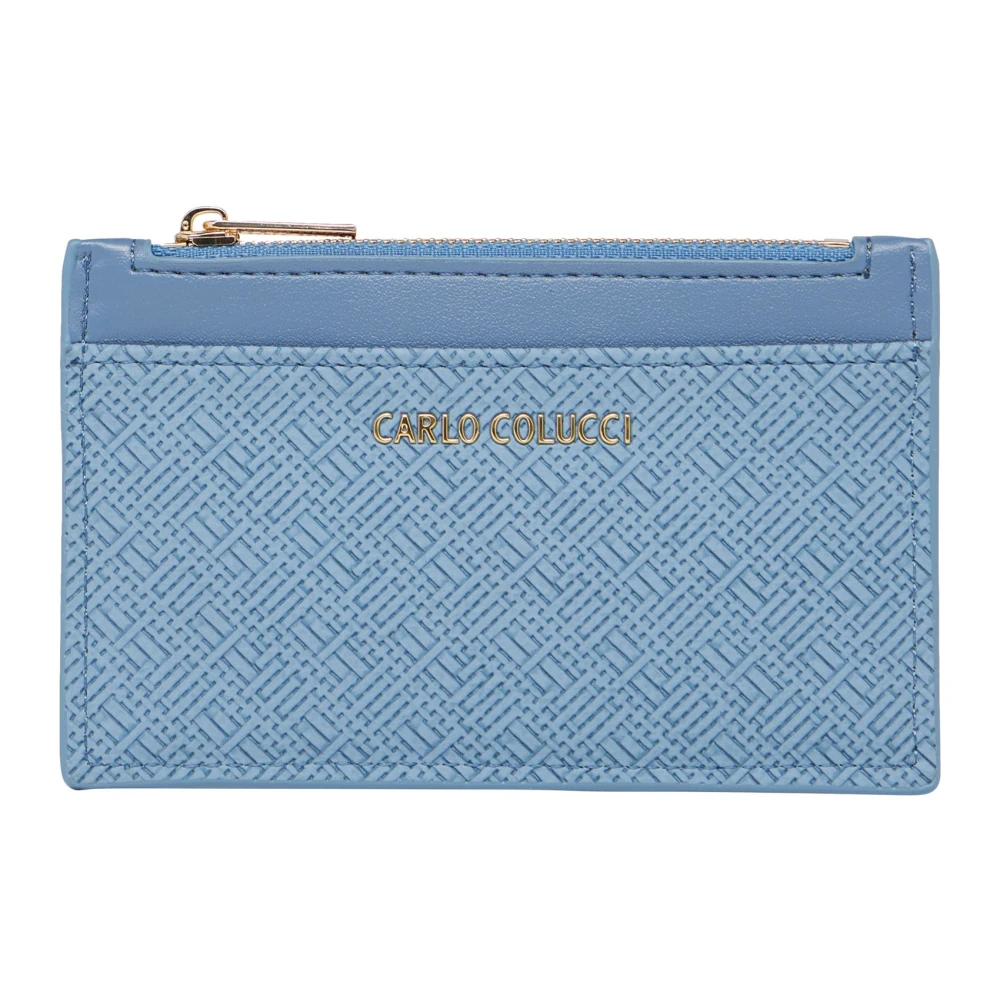 Carlo Colucci Unisex Blauw Accessoires One Size, Wallets & Cardholders