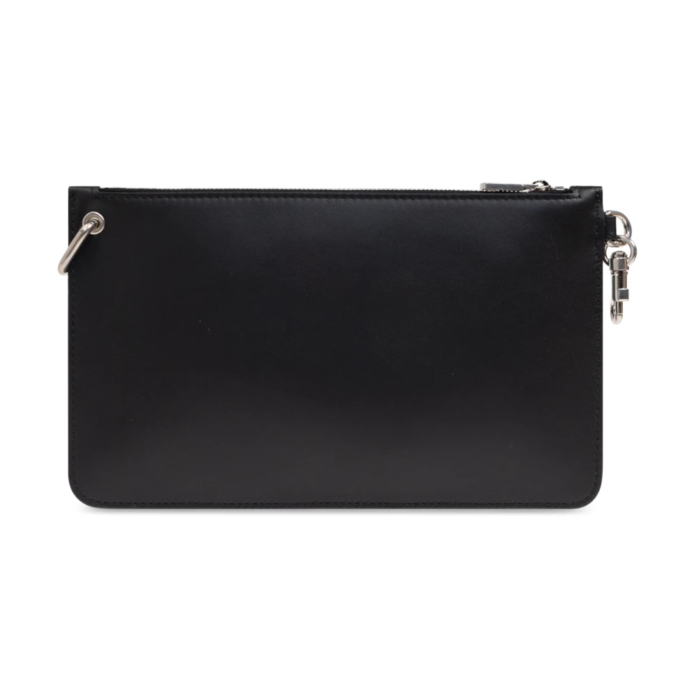 Dolce & Gabbana Leren schoudertas Black Heren