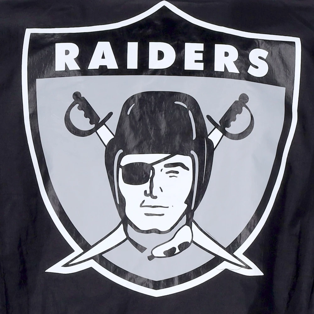 Mitchell & Ness Oakland Raiders Windbreaker Full Zip Zwart Black Heren