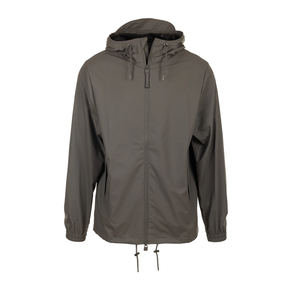 Rains Grijze Storm Breaker Waterdichte Jas Gray Heren